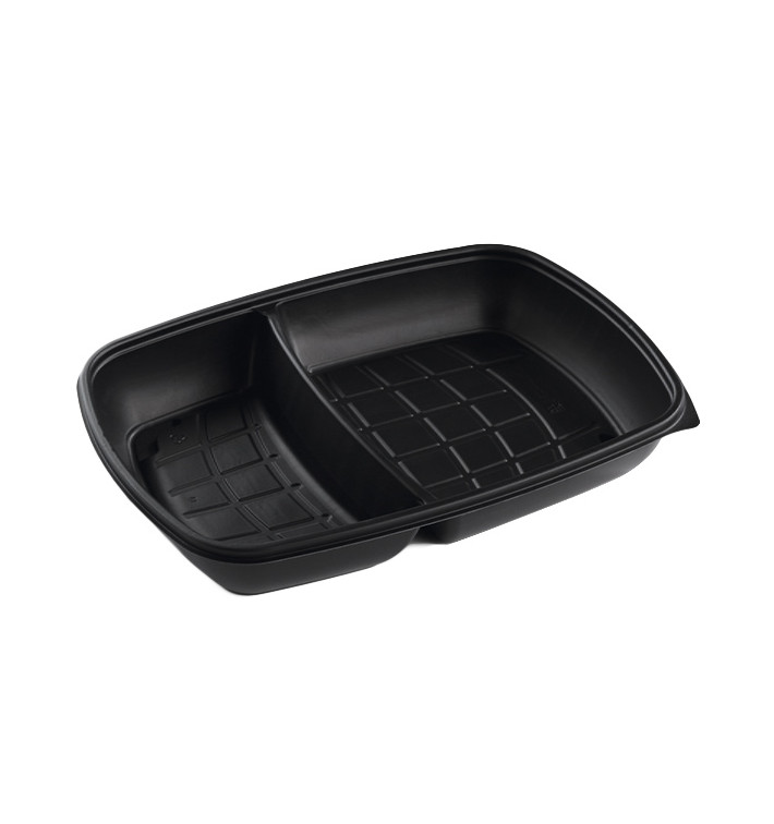 Plastové Obaly PP 2 Vrstvy Černá 1300ml 28x20x4cm (150 Ks) Plastové Obaly PP 2 Vrstvy Černá 1300ml 28x20x4cm (150 Ks)