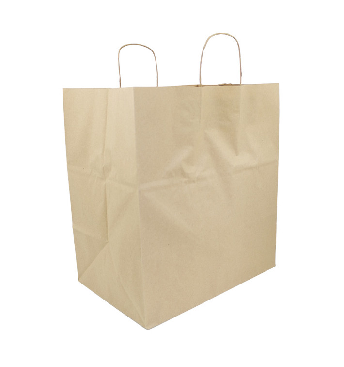Papírové Tašky Kraft s Ouškems 120g/m² 36+24x39cm (50 Ks) Papírové Tašky Kraft s Ouškems 120g/m² 36+24x39cm (50 Ks)