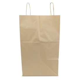 Papírové Tašky Kraft s Ouškems 120g/m² 36+24x39cm (200 Ks)