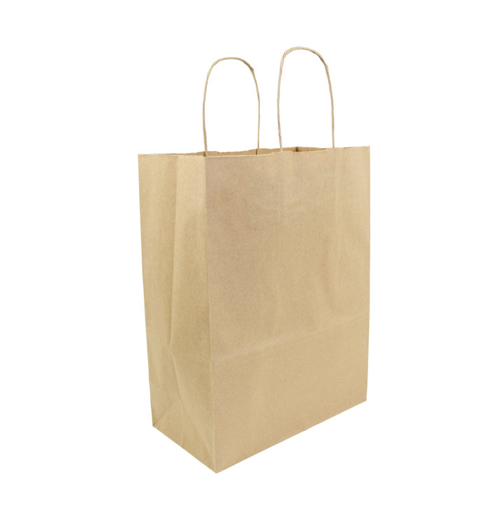 Papírové Tašky Kraft Hawanna Ouškems 100g/m² 24+12x31cm (250 Ks) Papírové Tašky Kraft Hawanna Ouškems 100g/m² 24+12x31cm (250 Ks)