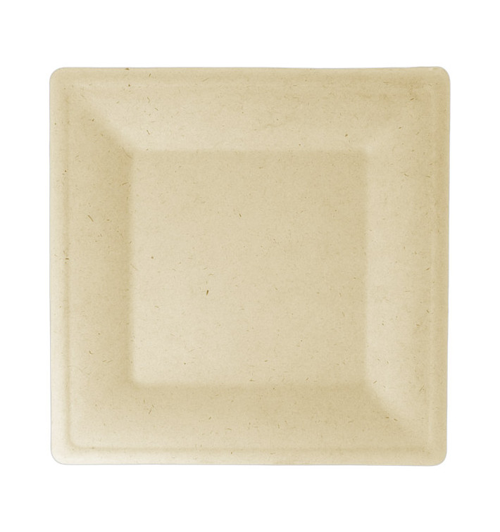 Talíř Čtvercový z Cukrové Třtiny Přírodní 262x262mm (50 Ks) Talíř Čtvercový z Cukrové Třtiny Přírodní 262x262mm (50 Ks)