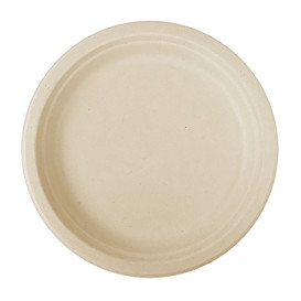 Talíř z Cukrové Třtiny Přírodní Ø260mm (50 Ks)