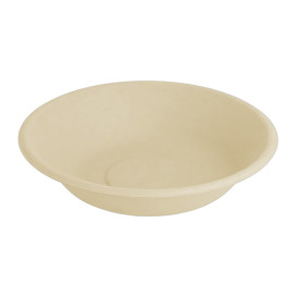 Talíř Hluboký z Cukrové Třtiny Přírodní Ø160mm (1000 Ks)