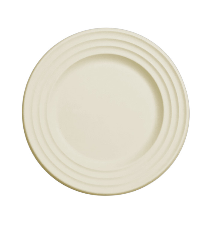 Talíř z Cukrové Třtiny Premium Wave Přírodní Ø26cm (50 Ks) Talíř z Cukrové Třtiny Premium Wave Přírodní Ø26cm (50 Ks)