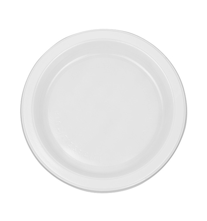 Opakovaně Použitelná Talíř Ekonomická PS Bílý Ø17cm (450 Ks) Opakovaně Použitelná Talíř Ekonomická PS Bílý Ø17cm (450 Ks)