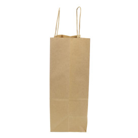 Papírové Tašky Kraft Hawanna Ouškems 100g/m² 24+12x31cm (50 Ks)