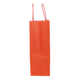 Papírové Tašky Kraft Červené s Ouškems 100g/m² 25+11x31cm (25 Ks)