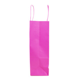 Papírové Tašky Fuchsie s Ouškems 100g/m² 25+11x31cm (200 Ks)
