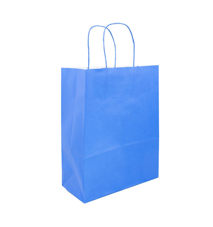 Papírové Tašky Tyrkysová s Ouškems100g/m² 25+11x31cm (25 Ks) Papírové Tašky Tyrkysová s Ouškems100g/m² 25+11x31cm (25 Ks)