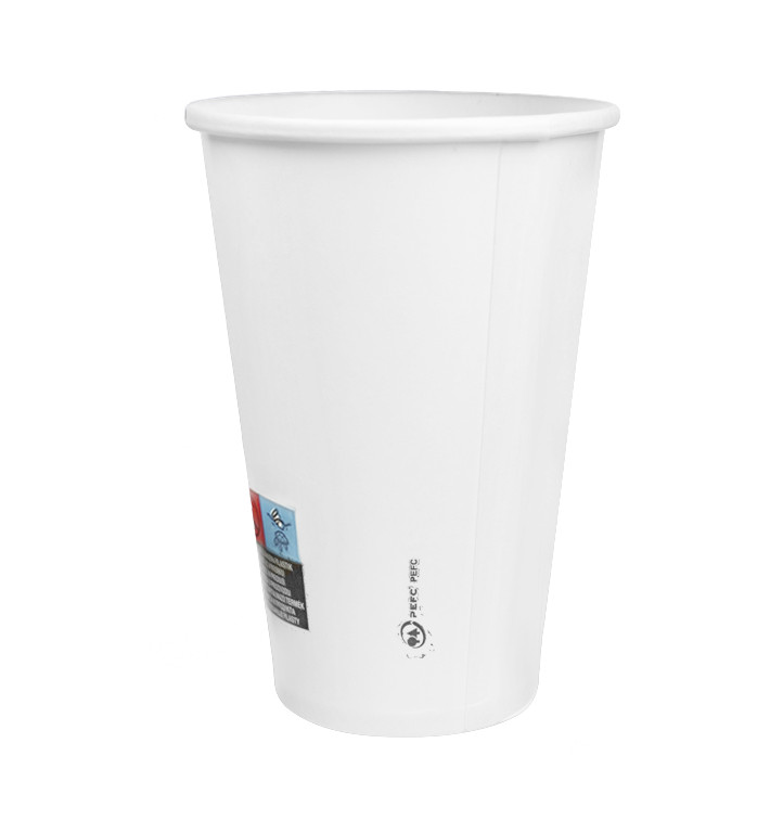 Kartonové Kelímek 20 Oz/600ml Bílý Ø9,4cm (20 Ks) Kartonové Kelímek 20 Oz/600ml Bílý Ø9,4cm (20 Ks)