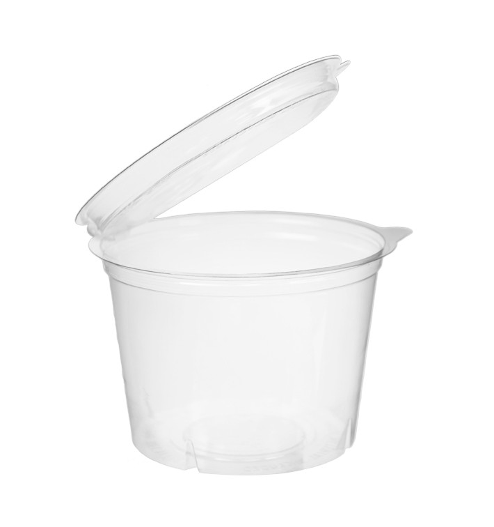 Miska kulatá s Víčkem APET Průhledný 500ml Ø120mm (480 Ks) Miska kulatá s Víčkem APET Průhledný 500ml Ø120mm (480 Ks)