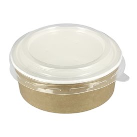Kartonová Miska Kraft s Víčko PP 19 Oz/550 ml (250 Ks)