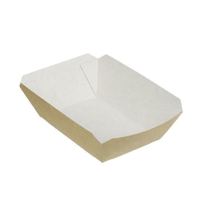 Dřevěné Lodičky 250ml Kraft 9,6x6,5x4,2 cm (25 Ks) Dřevěné Lodičky 250ml Kraft 9,6x6,5x4,2 cm (25 Ks)