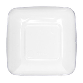 Plastové Talíř pro Ochutnávky Průhledný 6x6x1 cm (50 Ks)
