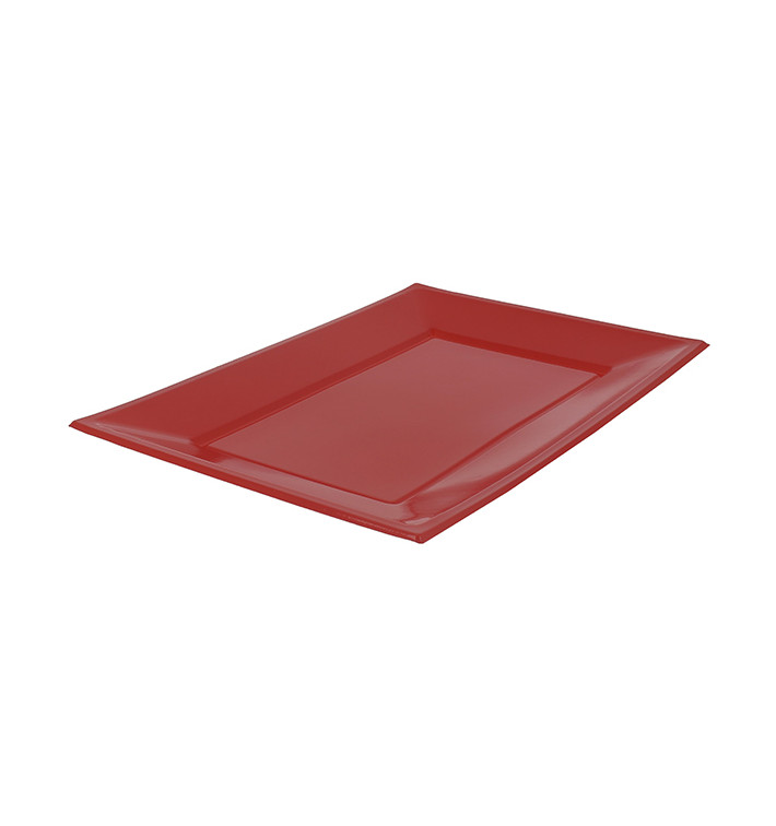 Podnos Plastový Červená 330x225mm (25 Ks) Podnos Plastový Červená 330x225mm (25 Ks)