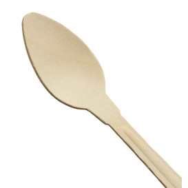 lžička Dřevěný na Kávu 120mm (1000 Ks)