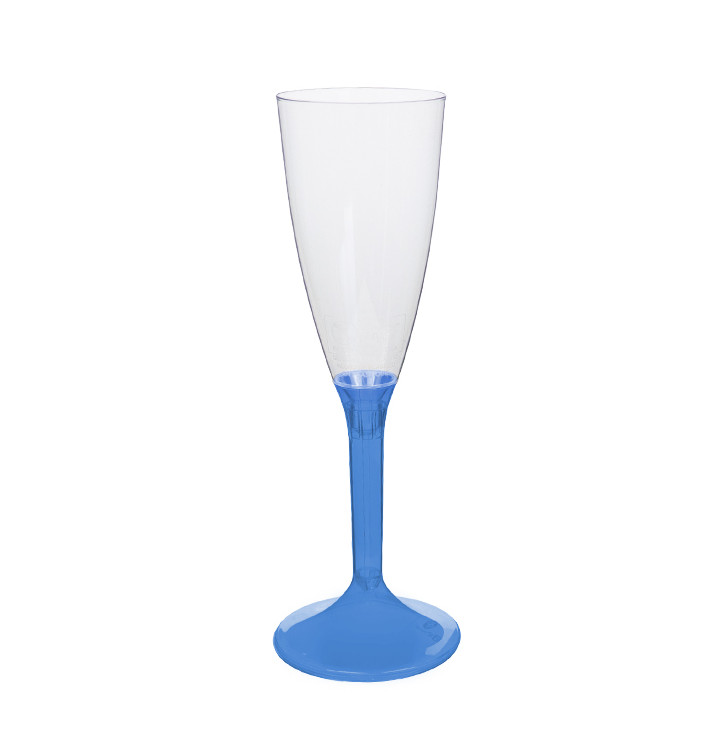 Plastové Sklenice Cava s Černou Modrý Průhledný 120ml 2P (20 Ks) Plastové Sklenice Cava s Černou Modrý Průhledný 120ml 2P (20 Ks)