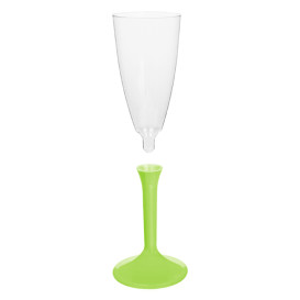Plastové Sklenice Cava s Černou Zelené Vápno 120ml 2P (20 Ks)