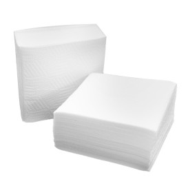 Papírové Ubrousky Tissue 2 Vrstvé V Bílá 11x21cm (150 Ks)