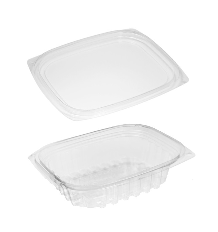 Obaly Kompostovatelné PLA s Víčko 235 ml (300 Ks) Obaly Kompostovatelné PLA s Víčko 235 ml (300 Ks)