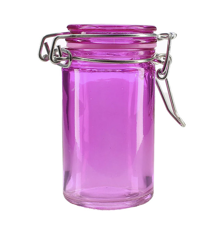 Vzduchotěsná Zavařovací Sklenice Šeřík 70ml Ø4,5x8cm (8 Ks) Vzduchotěsná Zavařovací Sklenice Šeřík 70ml Ø4,5x8cm (8 Ks)