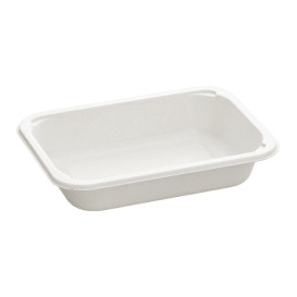 Obaly z Cukrové Třtiny PLA 580ml 18,7x13,6x3,6cm (75 Ks)
