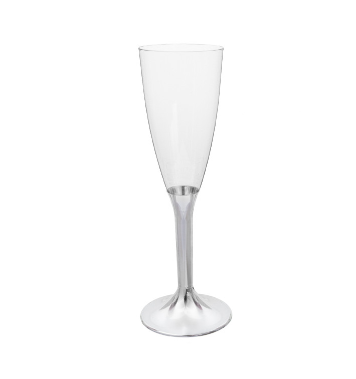 Plastové Sklenice Cava s Nikl Černou Pochromovaný 120ml 2P (20 Ks) Plastové Sklenice Cava s Nikl Černou Pochromovaný 120ml 2P (20 Ks)
