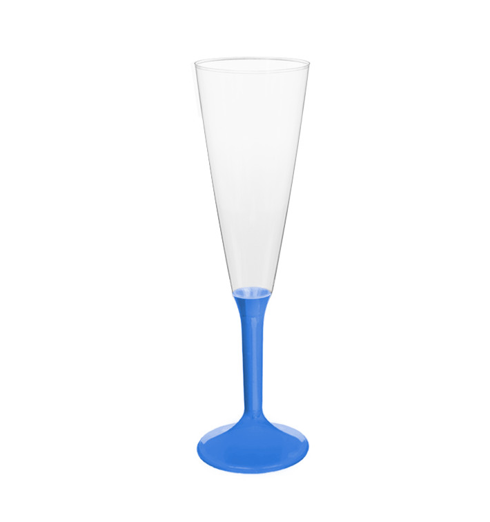 Plastové Sklenice Cava s Černou Modrý Mediterraneo 160ml 2P (20 Ks) Plastové Sklenice Cava s Černou Modrý Mediterraneo 160ml 2P (20 Ks)