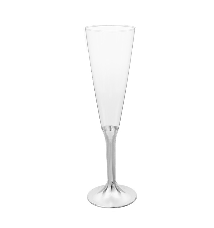 Plastové Sklenice Cava s Nikl Černou Pochromovaný 160ml 2P (200 Ks) Plastové Sklenice Cava s Nikl Černou Pochromovaný 160ml 2P (200 Ks)