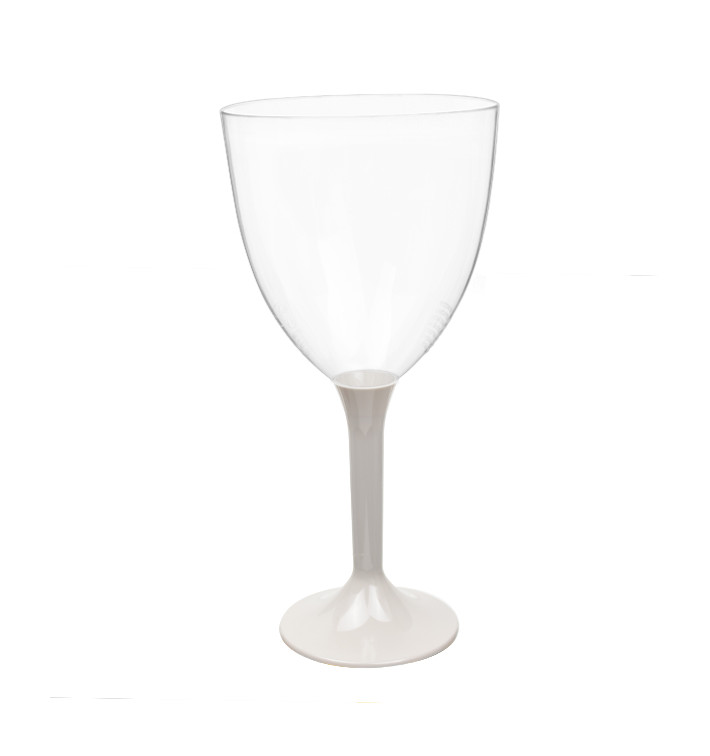 Plastové Sklenice na Víno s Černou Béžový 300ml 2P (20 Ks) Plastové Sklenice na Víno s Černou Béžový 300ml 2P (20 Ks)