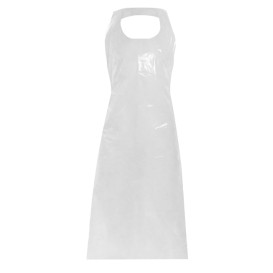 Zástěry Polyetylenové G80 76x120cm Bílý (100 Ks)
