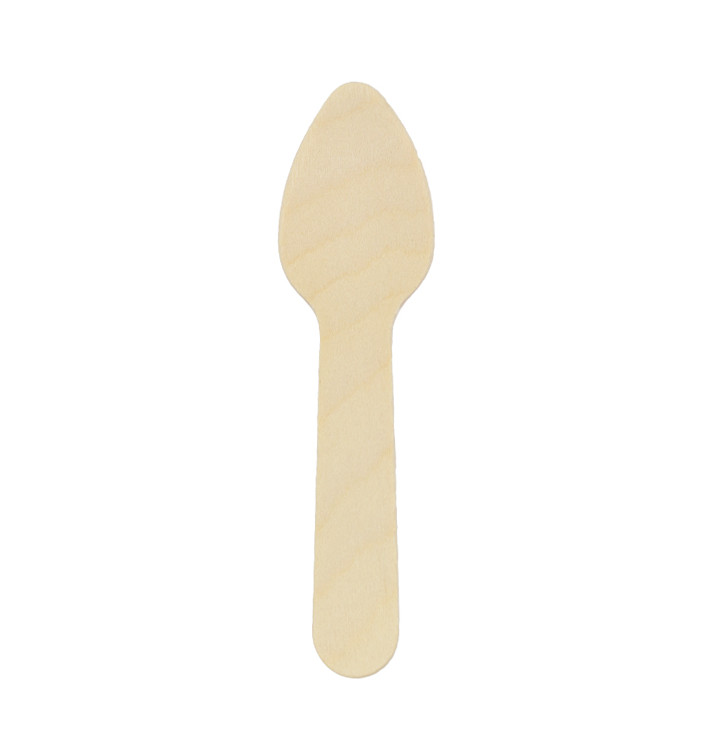 Mini lžíce Dřevěný Přírodní 7,5cm (2.400 Ks) Mini lžíce Dřevěný Přírodní 7,5cm (2.400 Ks)