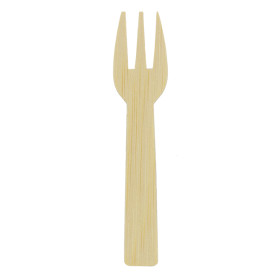 Mini Bambusová Vidlička pro Ochutnávky 7,5cm (1.200 Ks)