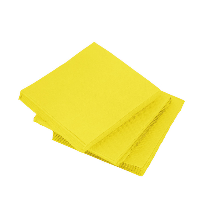 Papírové Ubrousky Mikrobod 20x20cm 2 Vrstvy Žlutá (90 Ks) Papírové Ubrousky Mikrobod 20x20cm 2 Vrstvy Žlutá (90 Ks)