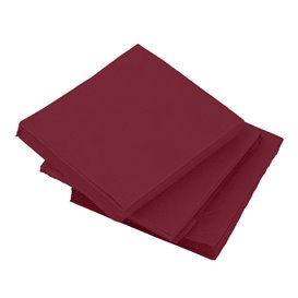 Papírové Ubrousky Mikrobod 20x20cm 2 Vrstvy Bordeaux (100 Ks)