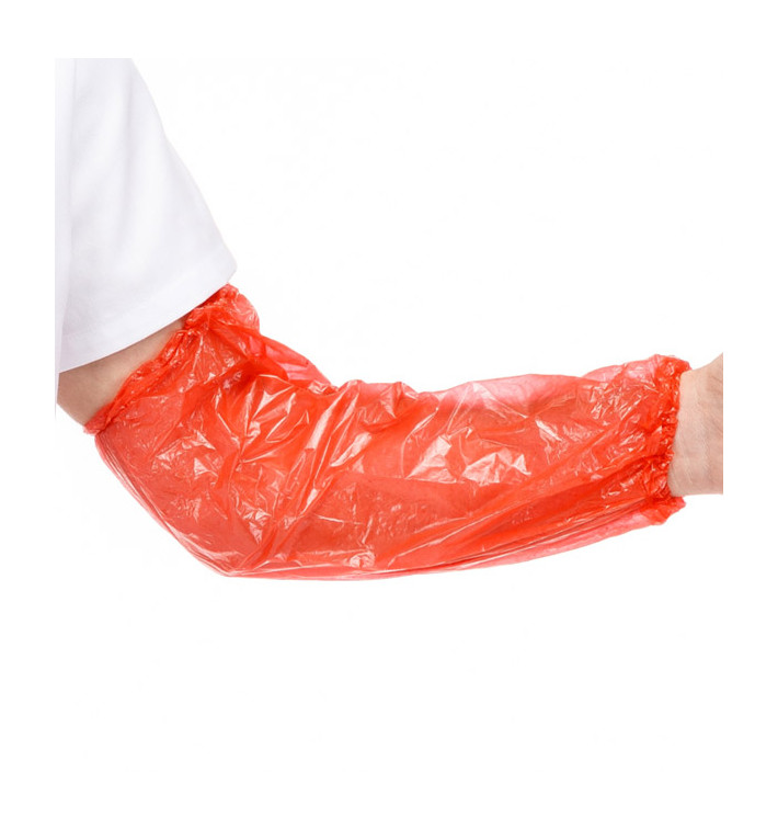 Polyetylénové Návlek na Paži 18x44cm G80 Červené (100 Ks) Polyetylénové Návlek na Paži 18x44cm G80 Červené (100 Ks)