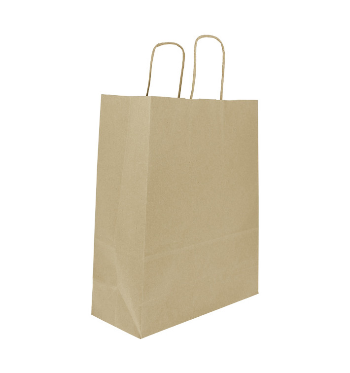 Papírové Tašky Kraft s Ouškems 100g/m² 25+11x31cm (25 Ks) Papírové Tašky Kraft s Ouškems 100g/m² 25+11x31cm (25 Ks)
