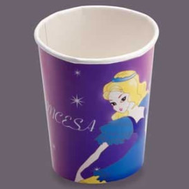 Kartonové Kelímek Navržen Princezny 200 ml (500 Kousky)