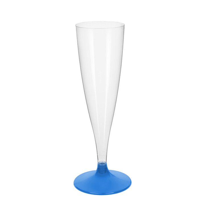 Plastové Sklenice Cava s Černou Modrý Průhledný 140ml 2P (20 Ks) Plastové Sklenice Cava s Černou Modrý Průhledný 140ml 2P (20 Ks)
