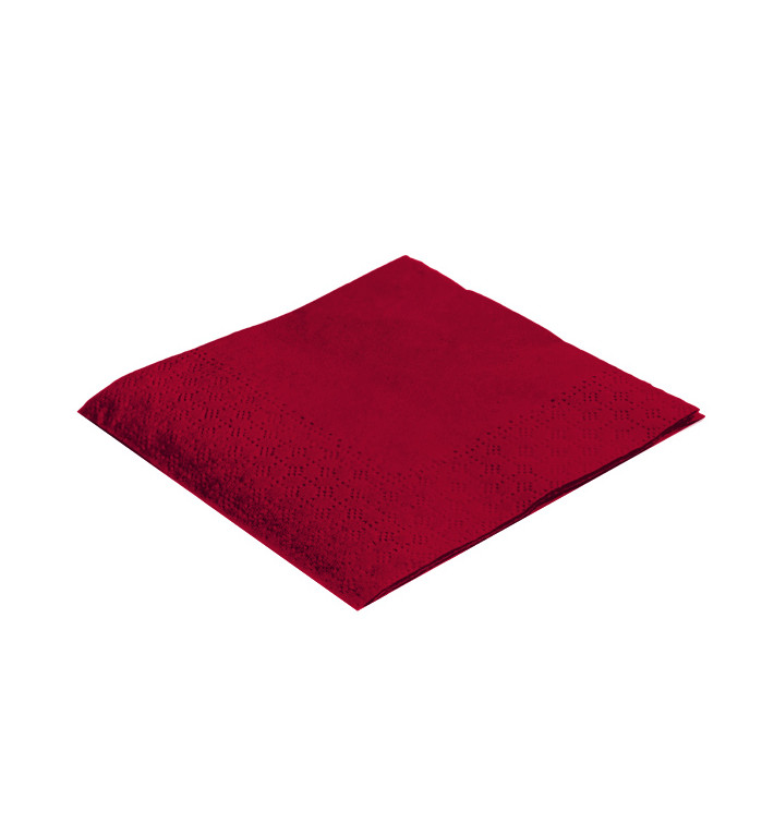 Papírové Ubrousky na Koktejl 20x20cm 2 Vrstvy Bordeaux (100 Ks) Papírové Ubrousky na Koktejl 20x20cm 2 Vrstvy Bordeaux (100 Ks)