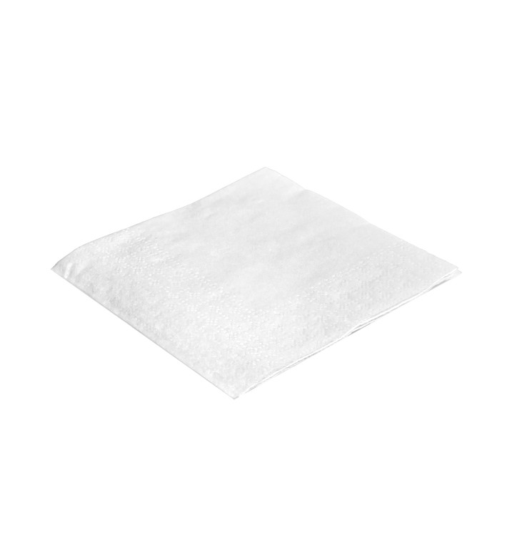 Papírové Ubrousky na Koktejl 20x20cm 2 Vrstvy Bílá (6.000 Ks) Papírové Ubrousky na Koktejl 20x20cm 2 Vrstvy Bílá (6.000 Ks)