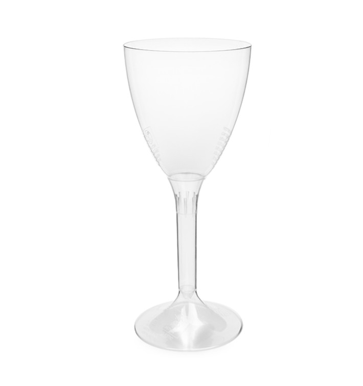 Plastové Sklenice na Víno s Černou Průhledný 180ml 2P (20 Ks) Plastové Sklenice na Víno s Černou Průhledný 180ml 2P (20 Ks)