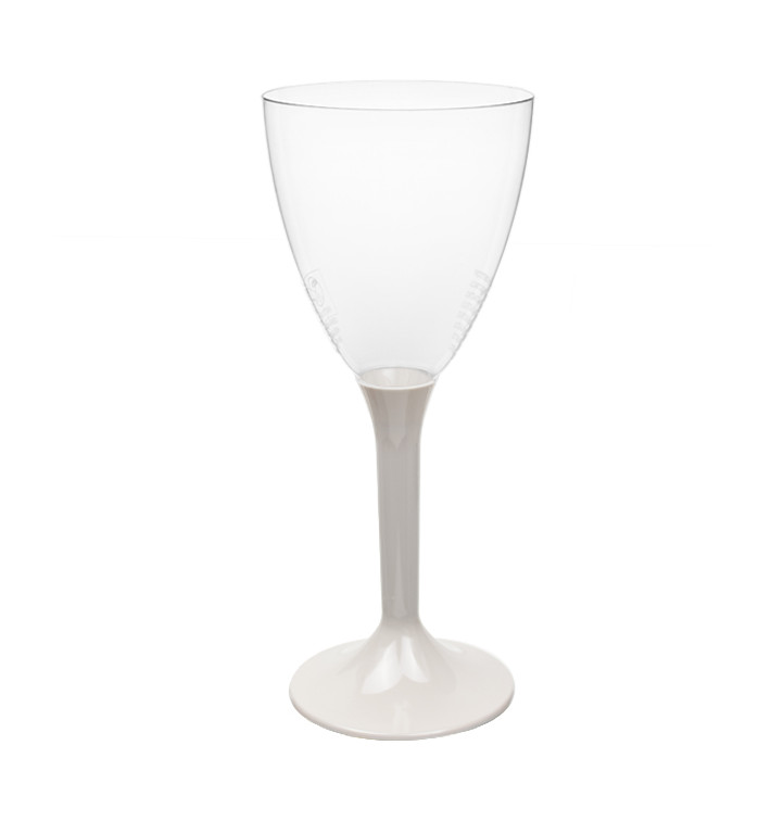 Plastové Sklenice na Víno s Černou Béžový 180ml 2P (200 Ks) Plastové Sklenice na Víno s Černou Béžový 180ml 2P (200 Ks)