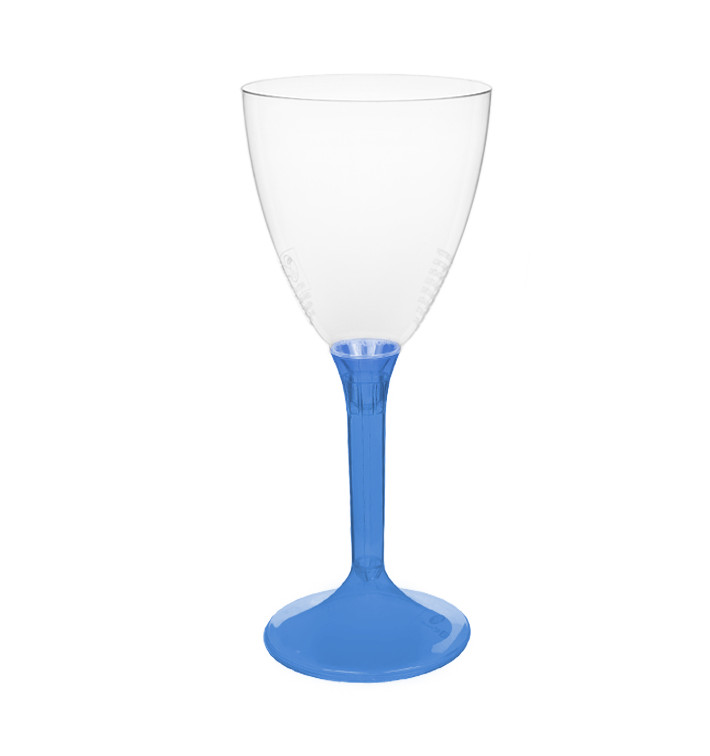 Plastové Sklenice na Víno s Černou Modrý Průhledný 180ml 2P (200 Ks) Plastové Sklenice na Víno s Černou Modrý Průhledný 180ml 2P (200 Ks)