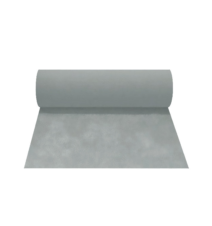 Ubrusy na Roli z Netkané Textilie Novotex Šedé 1x50m P40cm (1 Ks) Ubrusy na Roli z Netkané Textilie Novotex Šedé 1x50m P40cm (1 Ks)
