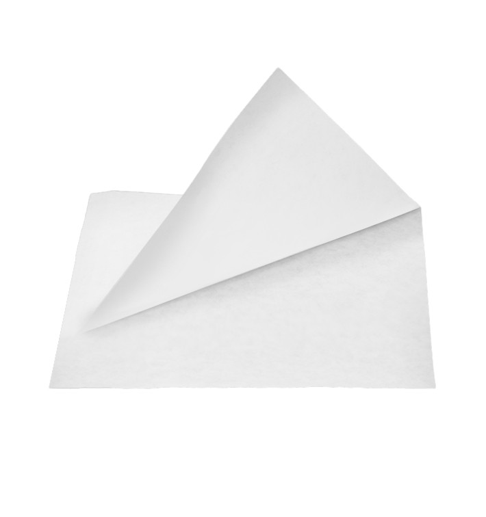 Sáčky Nepromastitelný Otevřený 15x13/10cm Bílý (100 Ks) Sáčky Nepromastitelný Otevřený 15x13/10cm Bílý (100 Ks)