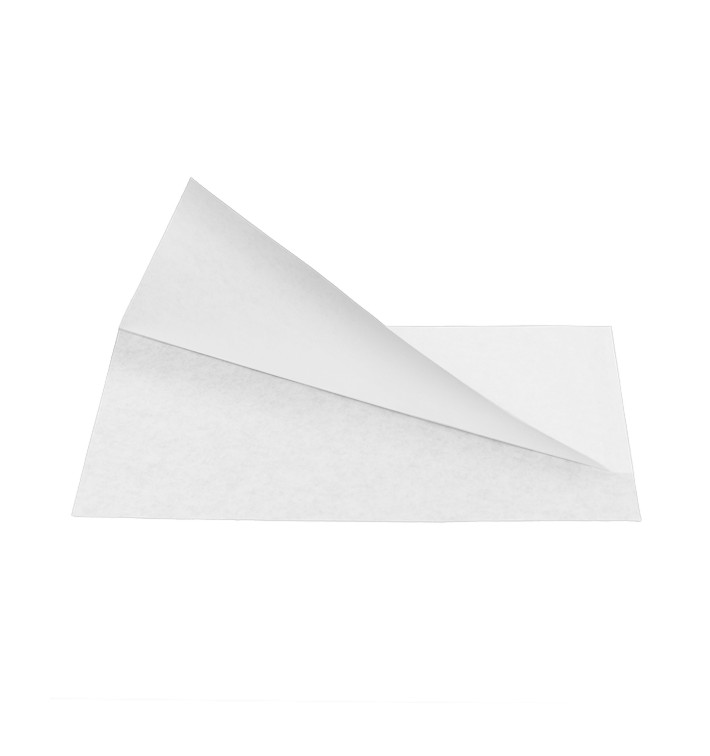 Sáčky Nepromastitelný Otevřený 25x13/10cm Bílý (100 Ks) Sáčky Nepromastitelný Otevřený 25x13/10cm Bílý (100 Ks)