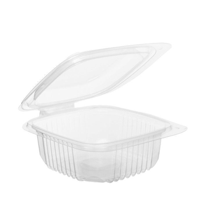 Miska s Víčkem PP Průhledný 250ml 123x114mm (50 Ks) Miska s Víčkem PP Průhledný 250ml 123x114mm (50 Ks)
