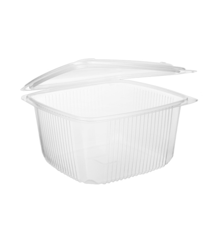 Miska s Víčkem PP Průhledný 1800ml 190x185mm (50 Ks) Miska s Víčkem PP Průhledný 1800ml 190x185mm (50 Ks)