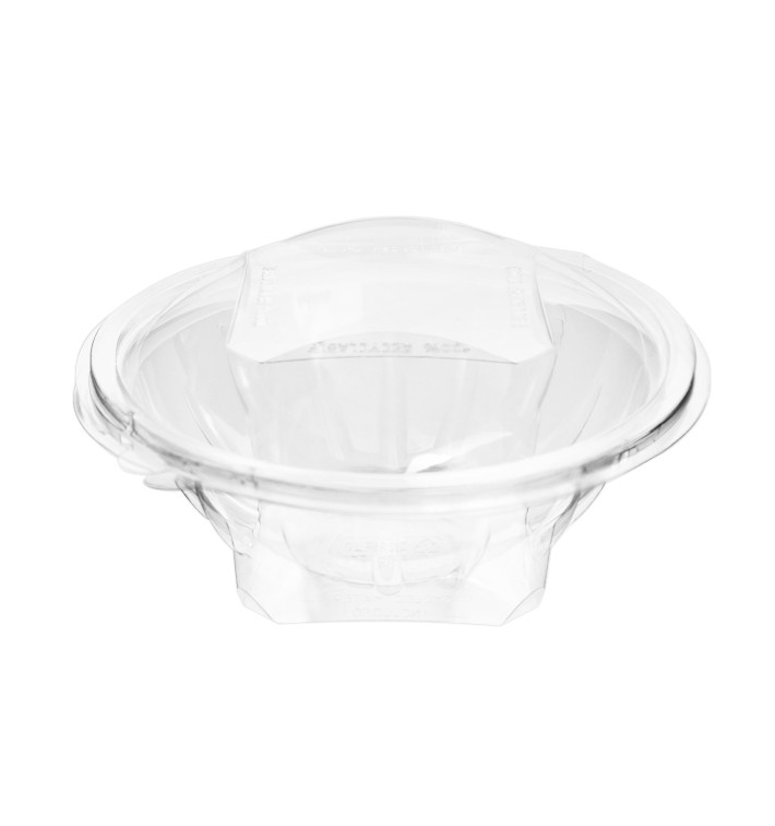 Misky Kulatý s Víčkem APET Průhledný 600ml Ø175mm (46 Ks) Misky Kulatý s Víčkem APET Průhledný 600ml Ø175mm (46 Ks)